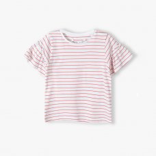 14TEE 8K: Crew T-Shirt With Frill Sleeve (1-3 Years)